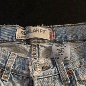 Levi's Sky Blue Regular Fit Jeans